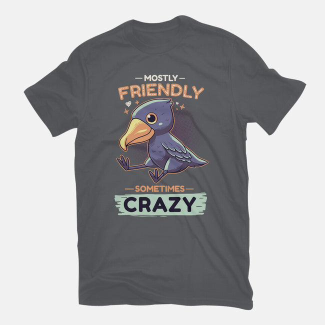 Sometimes Crazy-Womens-Basic-Tee-Geekydog