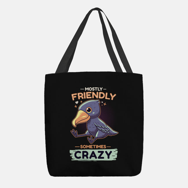 Sometimes Crazy-None-Basic Tote-Bag-Geekydog