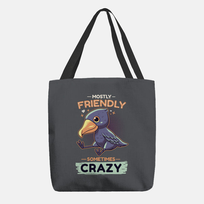 Sometimes Crazy-None-Basic Tote-Bag-Geekydog