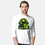 Chillin Like A Witch-Mens-Long Sleeved-Tee-panicking_bat