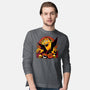 Blah Blah Blah-Mens-Long Sleeved-Tee-panicking_bat