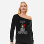 Darth Bender-Womens-Off Shoulder-Sweatshirt-sillyindustries