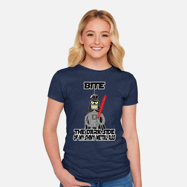 Darth Bender-Womens-Fitted-Tee-sillyindustries