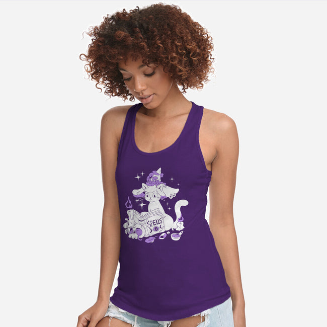 Magic Cat-Womens-Racerback-Tank-yumie