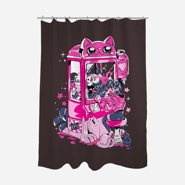 Cat Game-None-Polyester-Shower Curtain-yumie