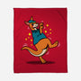 Breakdancing Kangaroo-None-Fleece-Blanket-Boggs Nicolas