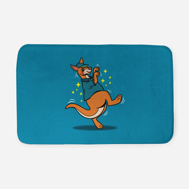 Breakdancing Kangaroo-None-Memory Foam-Bath Mat-Boggs Nicolas