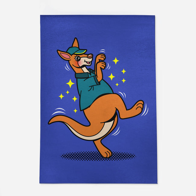 Breakdancing Kangaroo-None-Outdoor-Rug-Boggs Nicolas