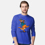 Breakdancing Kangaroo-Mens-Long Sleeved-Tee-Boggs Nicolas