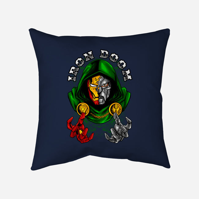 Iron Doom-None-Removable Cover-Throw Pillow-spoilerinc