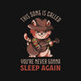 Never Sleep Again Song-Mens-Basic-Tee-eduely