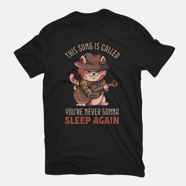 Never Sleep Again Song-Mens-Basic-Tee-eduely