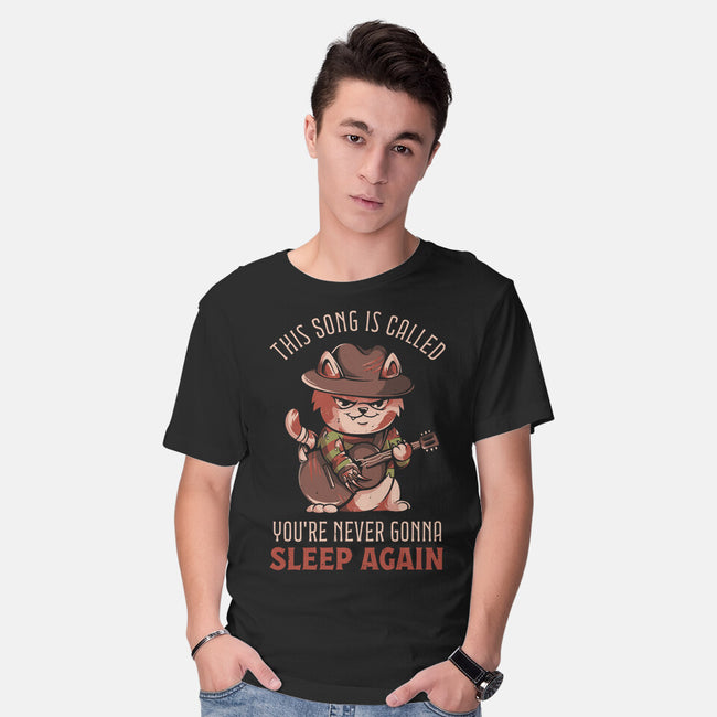 Never Sleep Again Song-Mens-Basic-Tee-eduely