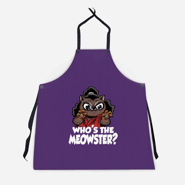 The Meowster-Unisex-Kitchen-Apron-zascanauta