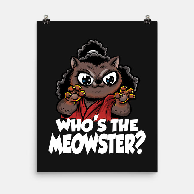 The Meowster-None-Matte-Poster-zascanauta