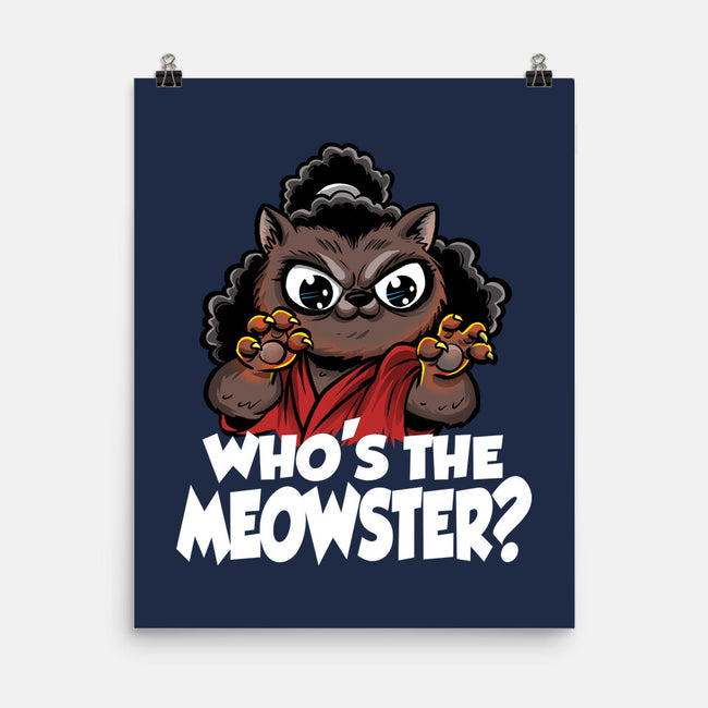 The Meowster-None-Matte-Poster-zascanauta