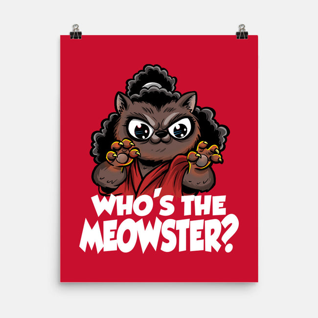 The Meowster-None-Matte-Poster-zascanauta