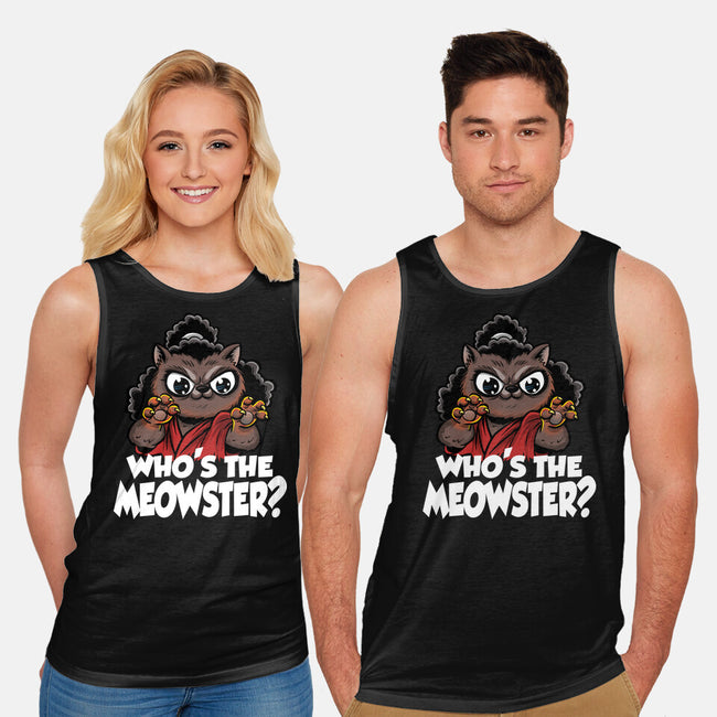 The Meowster-Unisex-Basic-Tank-zascanauta