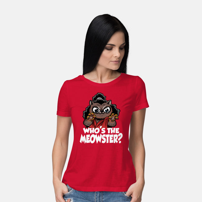 The Meowster-Womens-Basic-Tee-zascanauta