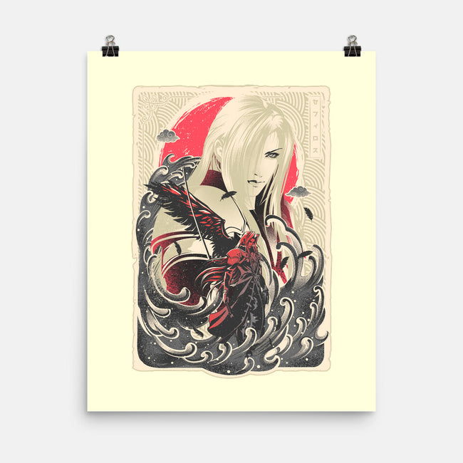 Great Wave Sephiroth-None-Matte-Poster-hypertwenty