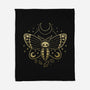 Deaths Head Moth-None-Fleece-Blanket-xMorfina