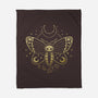 Deaths Head Moth-None-Fleece-Blanket-xMorfina