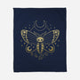 Deaths Head Moth-None-Fleece-Blanket-xMorfina