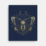 Deaths Head Moth-None-Stretched-Canvas-xMorfina