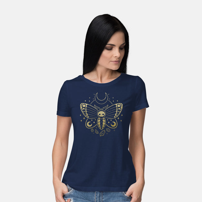 Deaths Head Moth-Womens-Basic-Tee-xMorfina