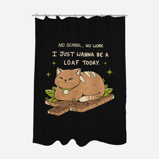 Loaf Cat-None-Polyester-Shower Curtain-yumie