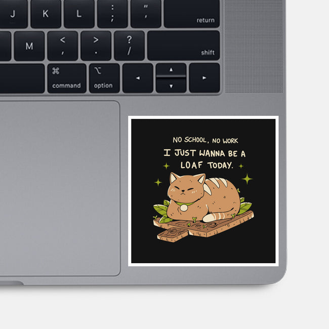 Loaf Cat-None-Glossy-Sticker-yumie