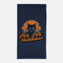 Pew Pew Cat-None-Beach-Towel-Cool Designs