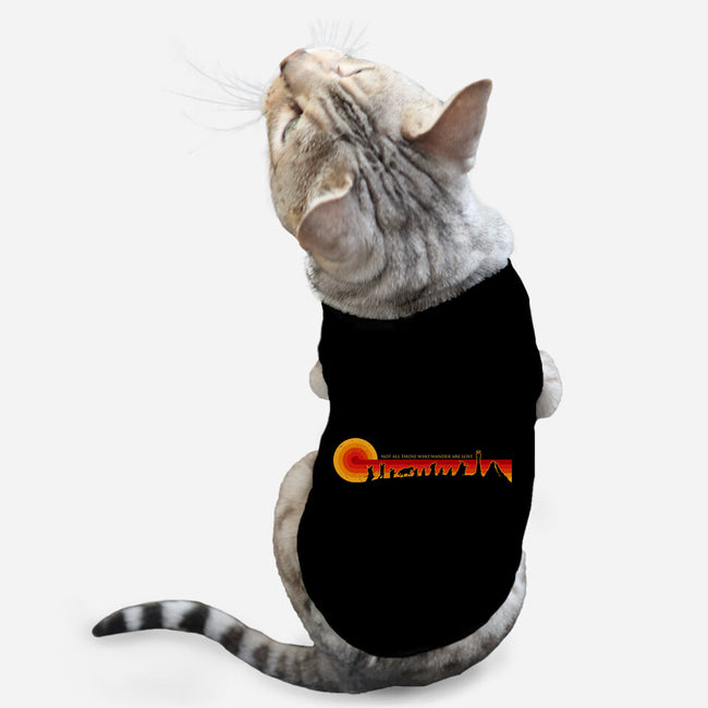 Vintage Wanderers-Cat-Basic-Pet Tank-retrodivision