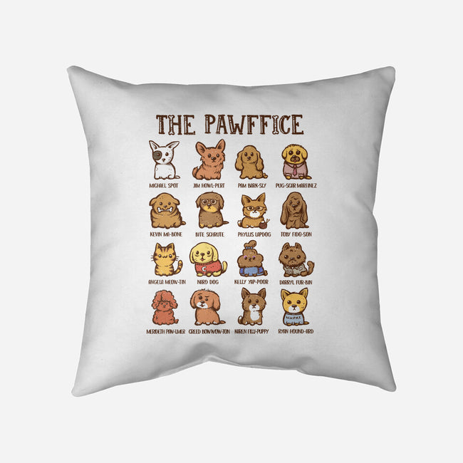 The Pawffice-None-Removable Cover-Throw Pillow-kg07