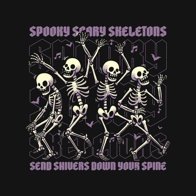 Spooky Skeletons Dance-Womens-Fitted-Tee-Studio Mootant