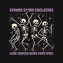 Spooky Skeletons Dance-Womens-Fitted-Tee-Studio Mootant