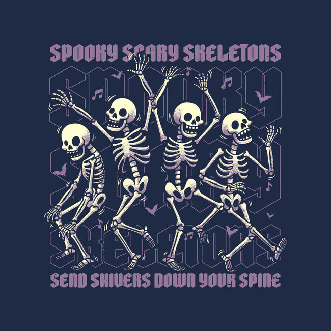 Spooky Skeletons Dance-Womens-Fitted-Tee-Studio Mootant