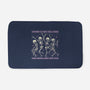 Spooky Skeletons Dance-None-Memory Foam-Bath Mat-Studio Mootant