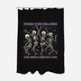 Spooky Skeletons Dance-None-Polyester-Shower Curtain-Studio Mootant