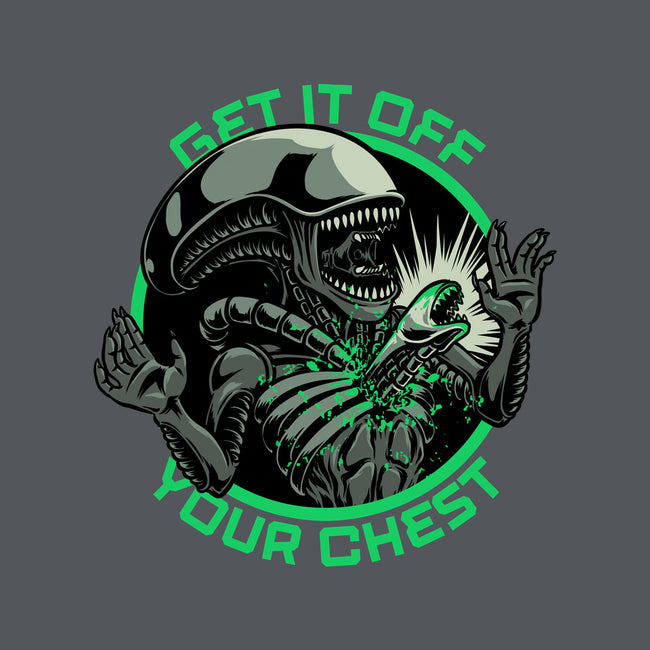 Alien Chest Therapy-None-Beach-Towel-Studio Mootant