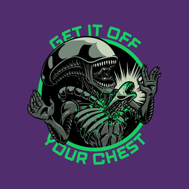 Alien Chest Therapy-None-Beach-Towel-Studio Mootant