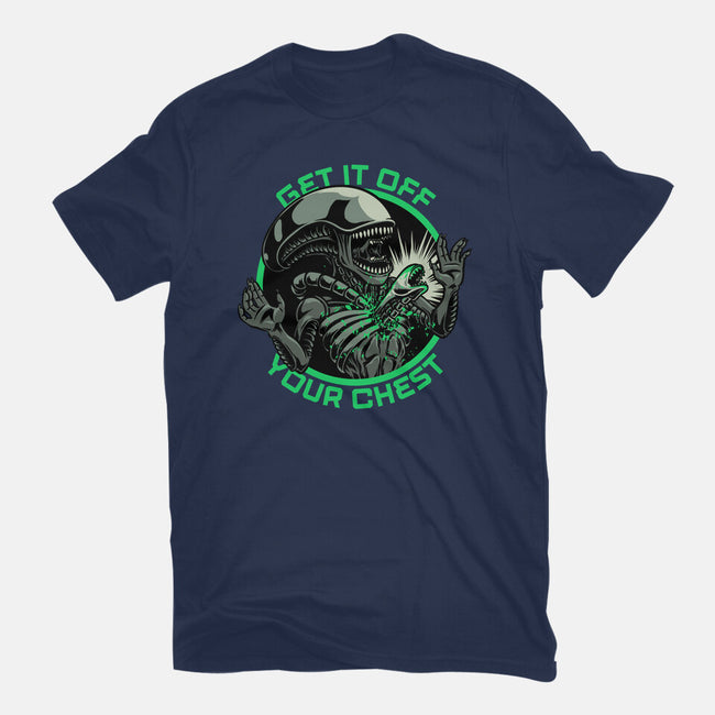 Alien Chest Therapy-Womens-Fitted-Tee-Studio Mootant