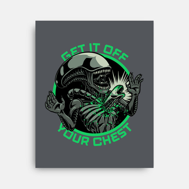 Alien Chest Therapy-None-Stretched-Canvas-Studio Mootant