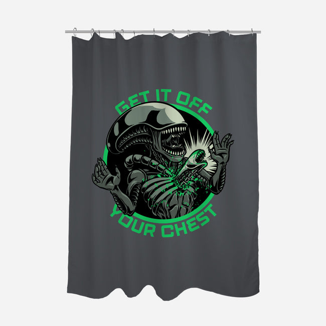 Alien Chest Therapy-None-Polyester-Shower Curtain-Studio Mootant