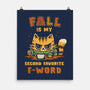 Fall Feline-None-Matte-Poster-kg07