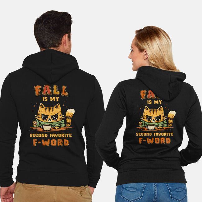 Fall Feline-Unisex-Zip-Up-Sweatshirt-kg07