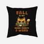 Fall Feline-None-Removable Cover-Throw Pillow-kg07