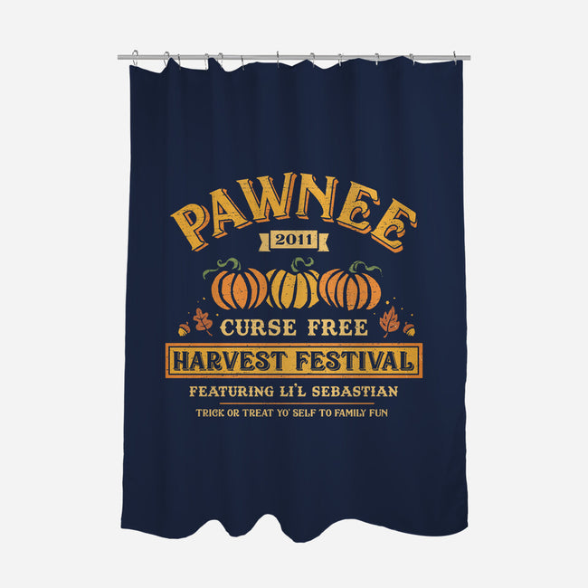 Pawnee Vintage Harvest Festival-None-Polyester-Shower Curtain-kg07