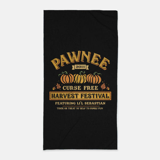 Pawnee Vintage Harvest Festival-None-Beach-Towel-kg07