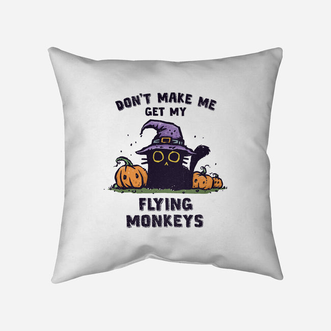 Get My Flying Monkeys-None-Non-Removable Cover w Insert-Throw Pillow-kg07